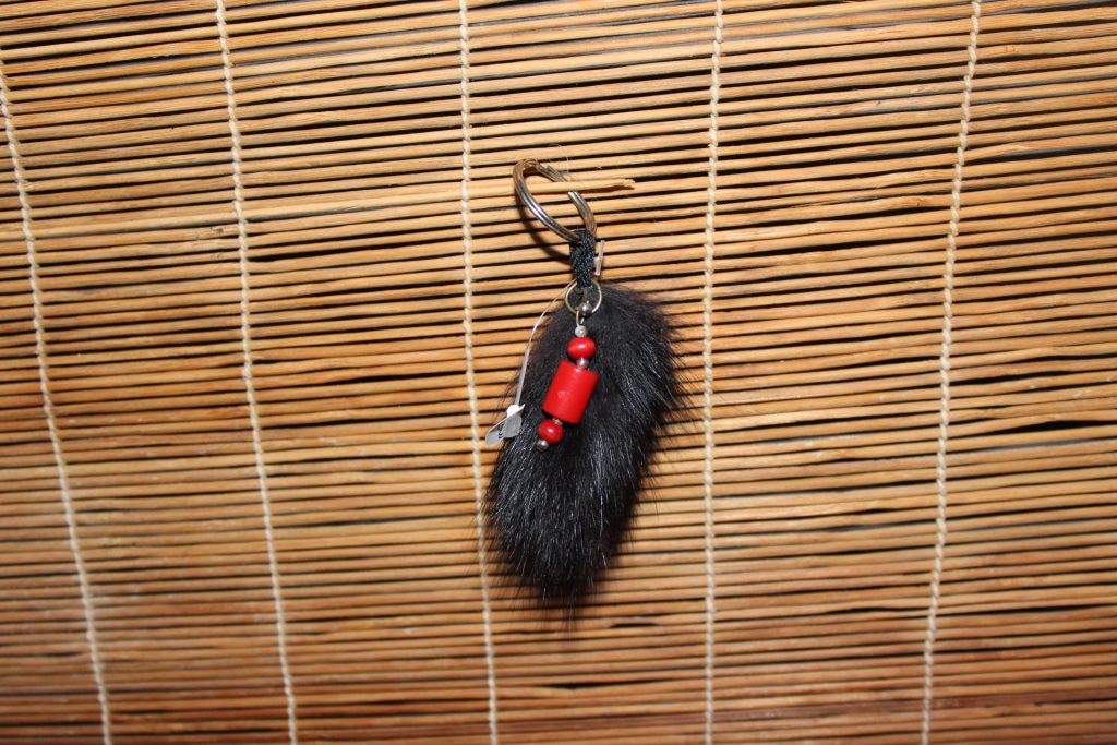 Porte-clés Renard Fausse Fourrure Blanc – Accessoire Mobile, Sac, Déco Mignon